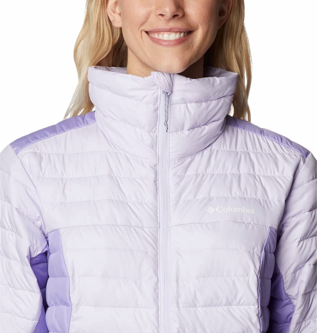 Columbia Womens Silver Falls Full Zip Jacket, Purple Tint, Frosted Purple, M