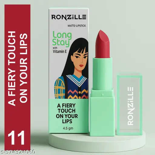 Ronzille Matte Lipstick Long Stay Fortified With Vitamin-E (Packof 3)