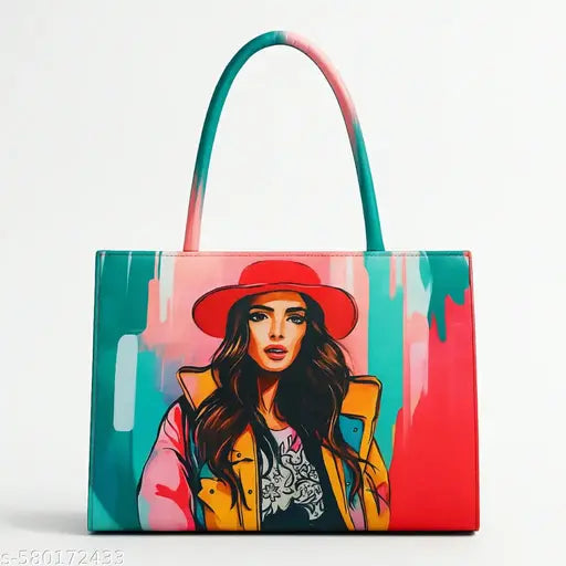 Tropical Printed Tote Bag – Multicolor