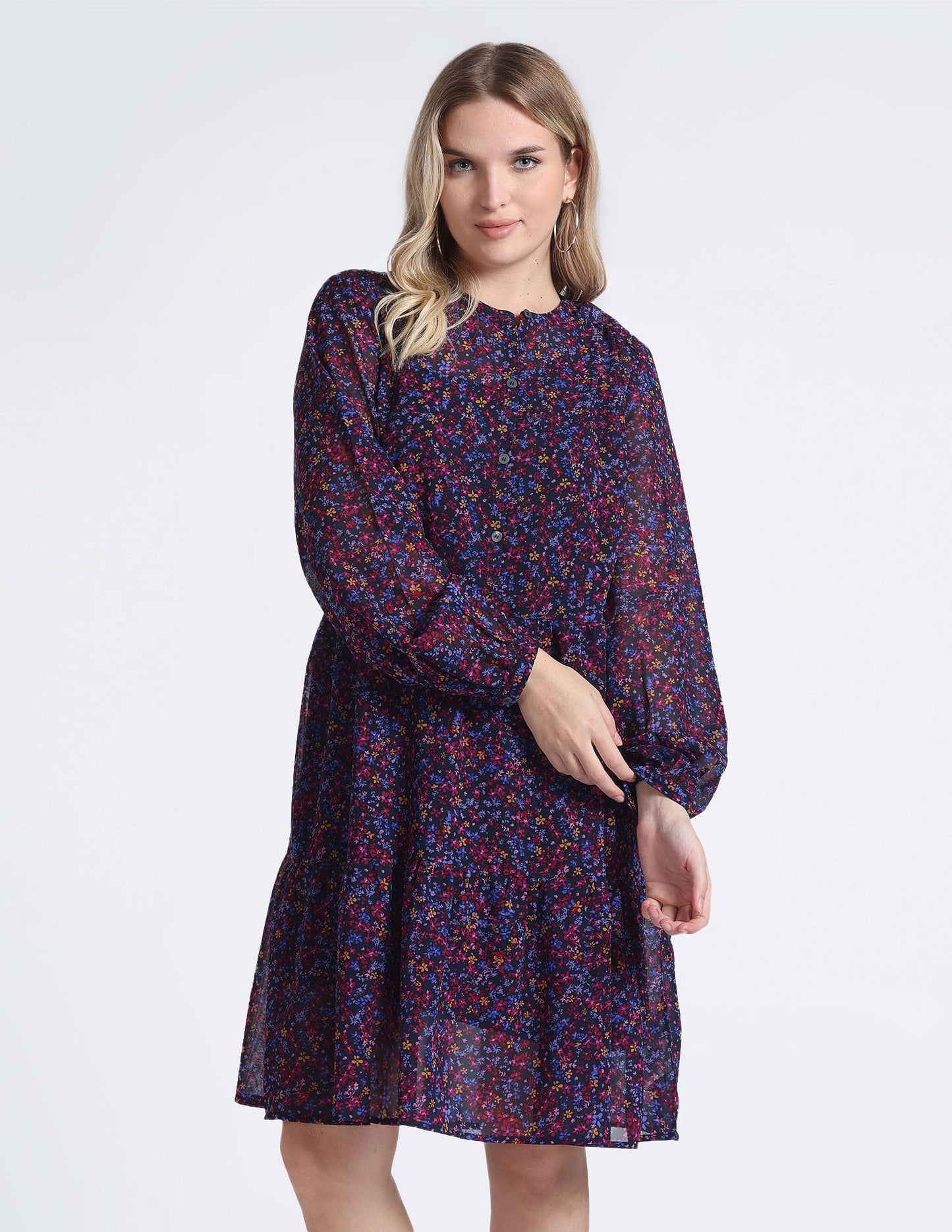 Tommy Helfiger Women Blue Color Dress (XL)