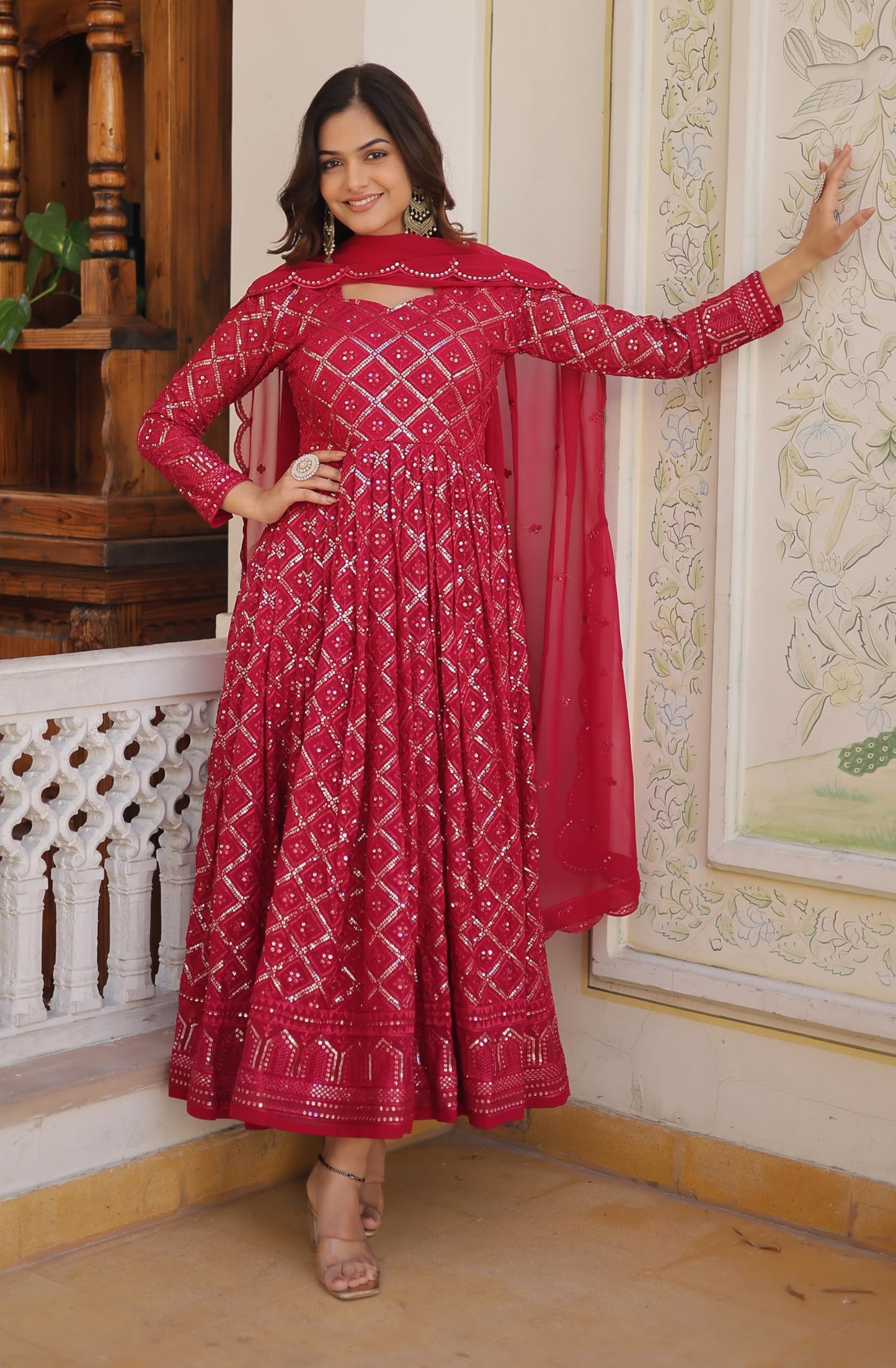 Fashion Basket Kurta with Duptta for Women Rani