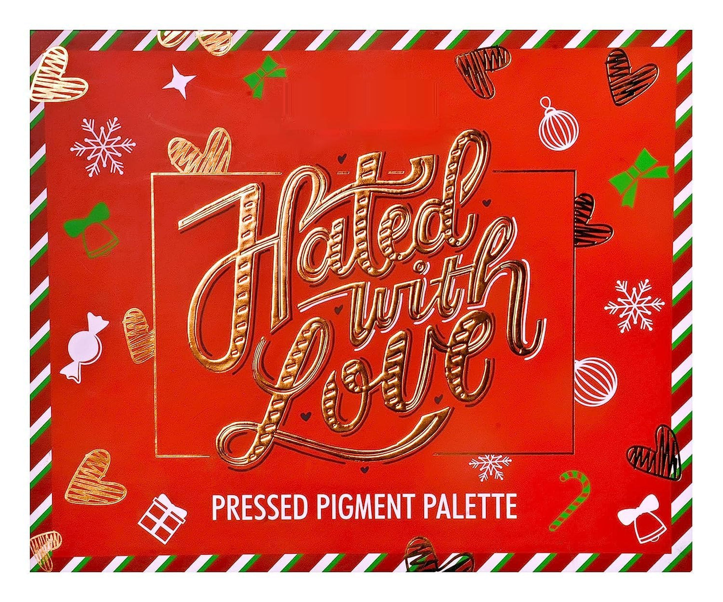 HUDA GIRL BEAUTY 'The Hated With Love' Red Edition Eyeshadow Palette - Unveiling 63 Long Wear Shimmer and Matte Shades