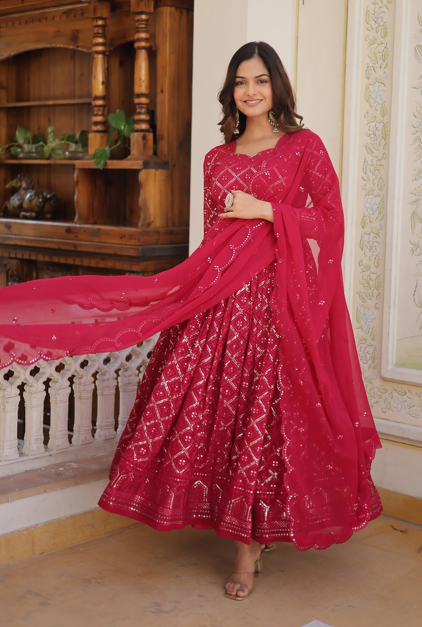 Fashion Basket Kurta with Duptta for Women Rani