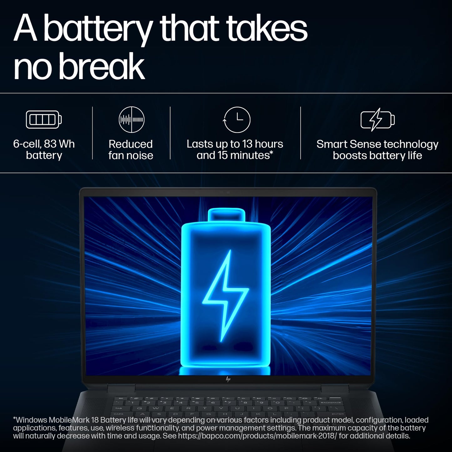 HP Spectre x360 AI Laptop, Intel Core Ultra 7 155H, 12 TOPS, 32GB LPDDR5x, 1TB SSD (Win11, Office21, Blue, 1.9kg), Touchscreen, 2.8K, OLED, 16-inch(40.6cm), Intel Arc graphics, 9MP IR camera, aa0664TX