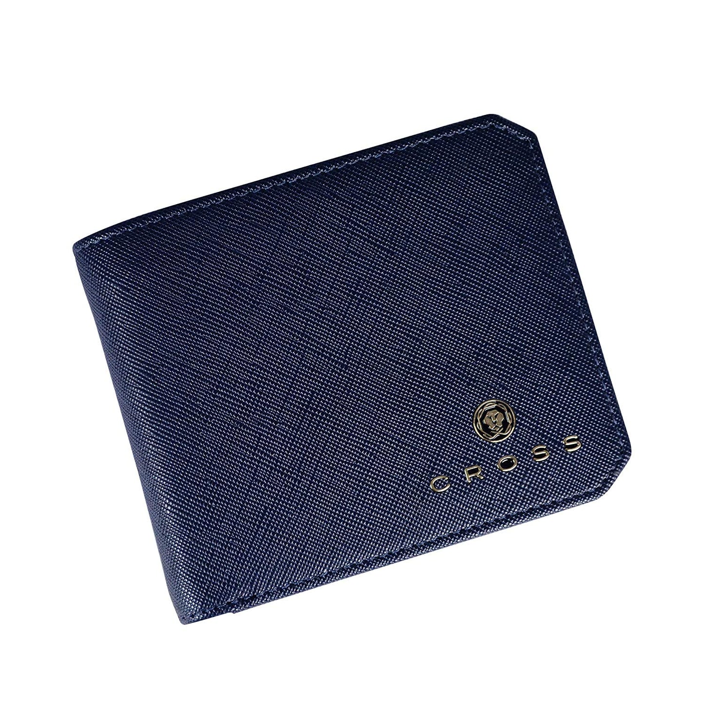 Cross Blue Men's Wallet Stylish Genuine Leather Wallets for Men Latest Gents Purse with Card Holder Compartment (AC798555)