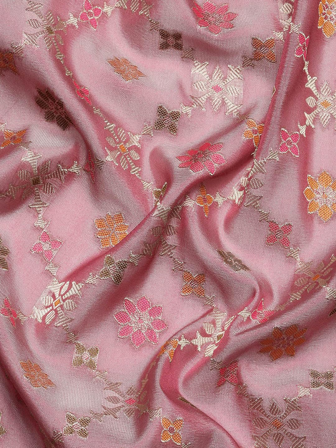 MOHEY Purple Art Silk WEAVE Saree for Women