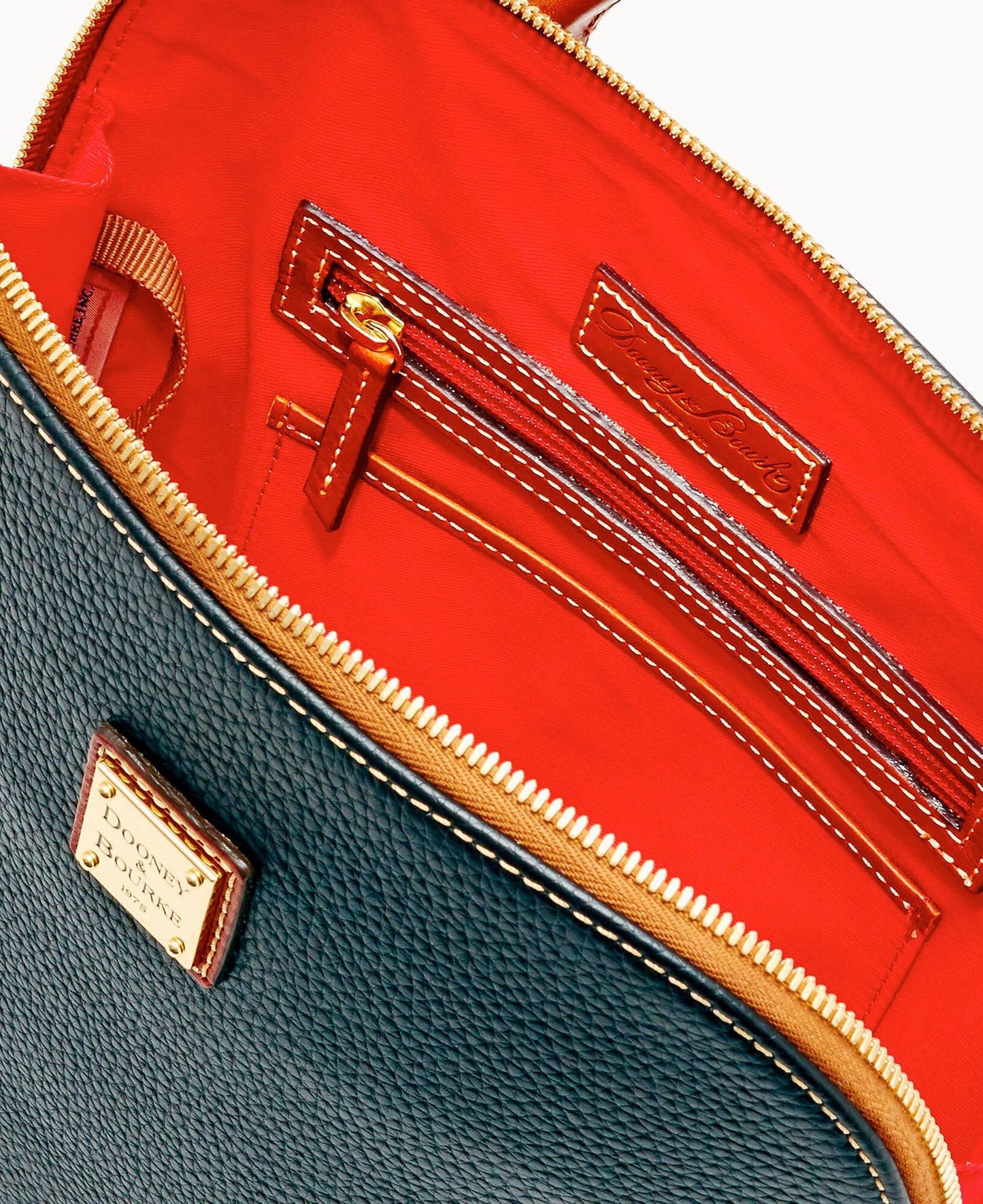 Dooney & Bourke Handbag, Pebble Grain Zip Pod Backpack, Black, One Size, Casual