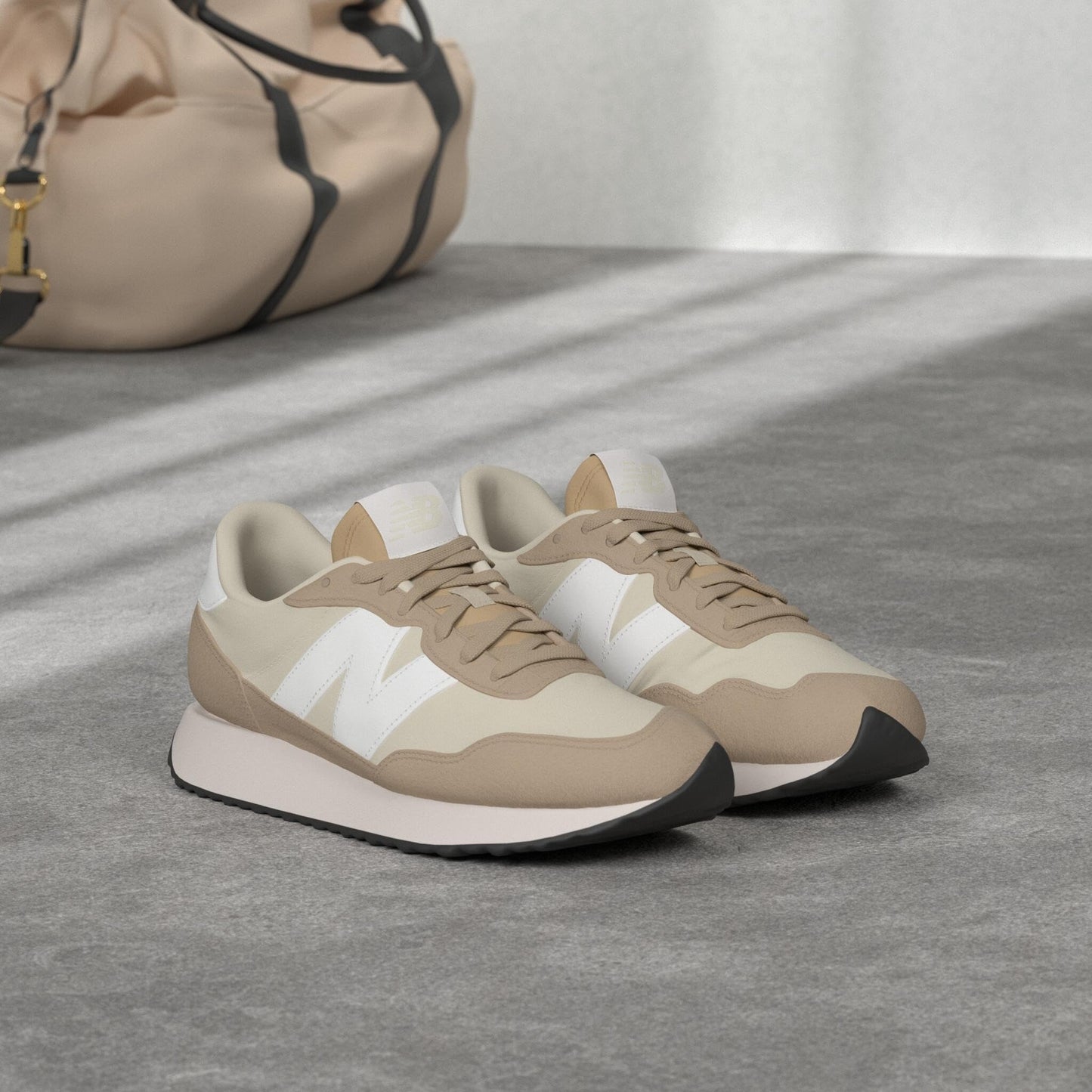 New Balance Women's 237 V1 Sneaker, Mindful Grey/White/White, 5.5 UK