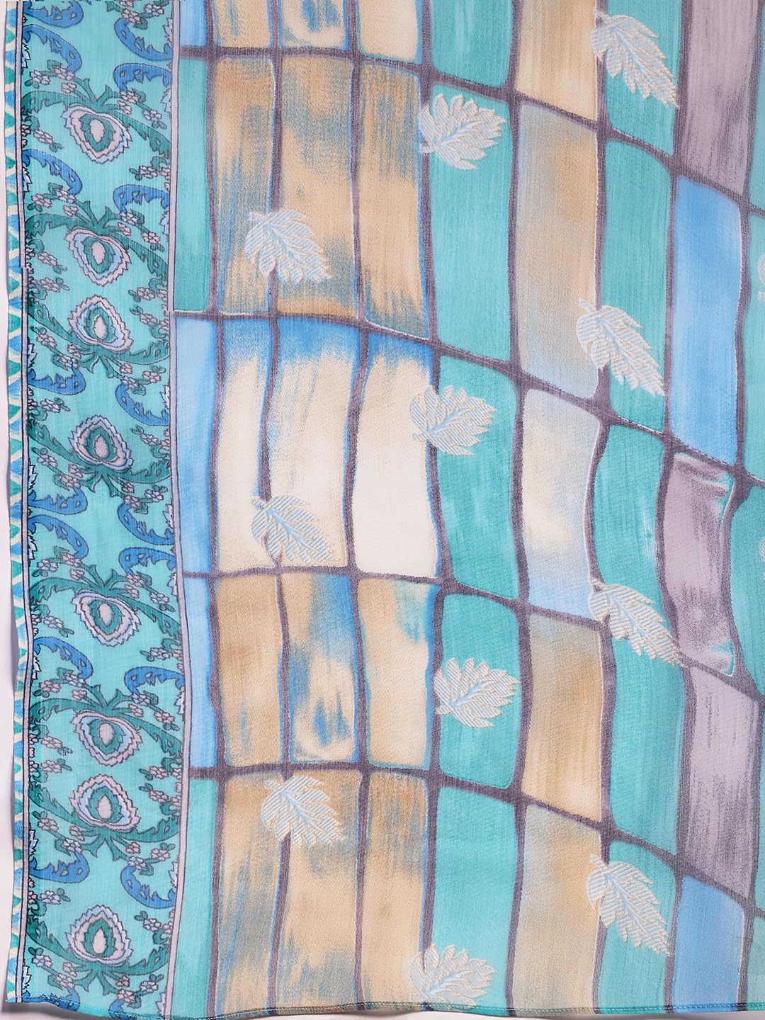 Libas Women's Silk Blend Kurta Set (36693O_Blue