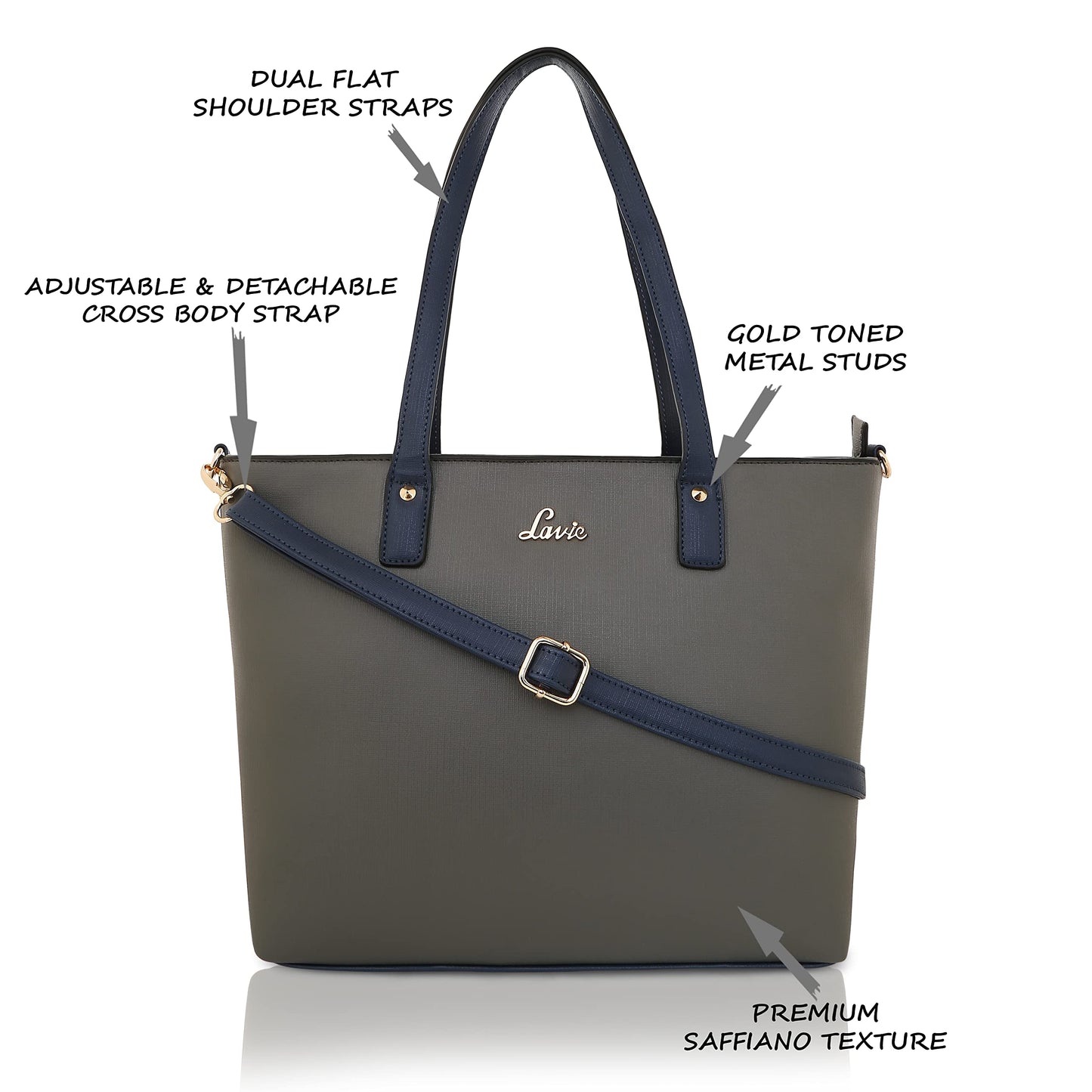 Lavie Women's Tote Bag (Grey)