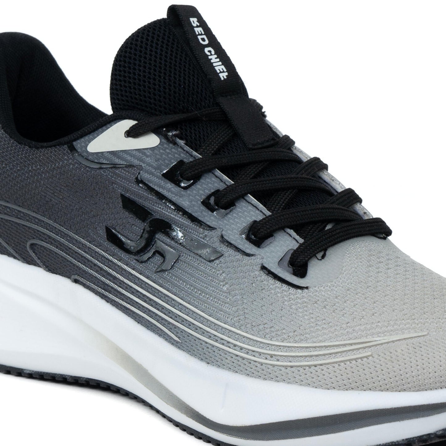Red Chief Sports Running Shoes for Men & Boys | Stylish Lace-Up Outdoor Shoes | Lightweight Walking-Style Runners | Comfortable Athletic D.Grey-White | Size-10 | R1717 F030