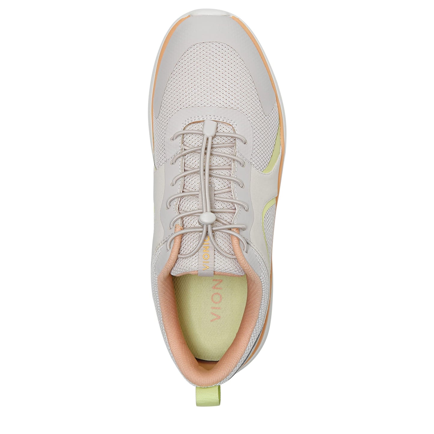 Vionic Olessa Women's Supportive Walking/Athletic Shoe, Cream/Apricot, 10