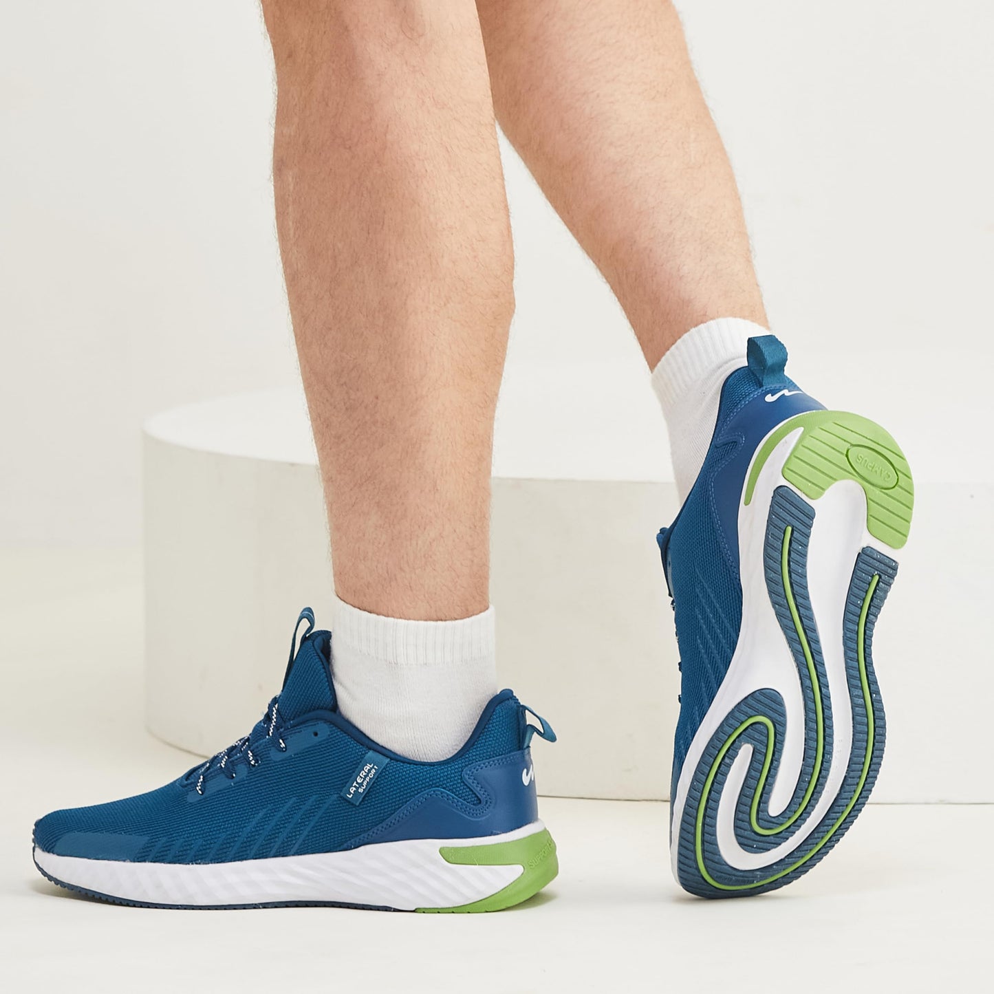 Campus Men's Simba PRO Turq.BLU/Pista Training/Gym - 8UK/India 5G-822