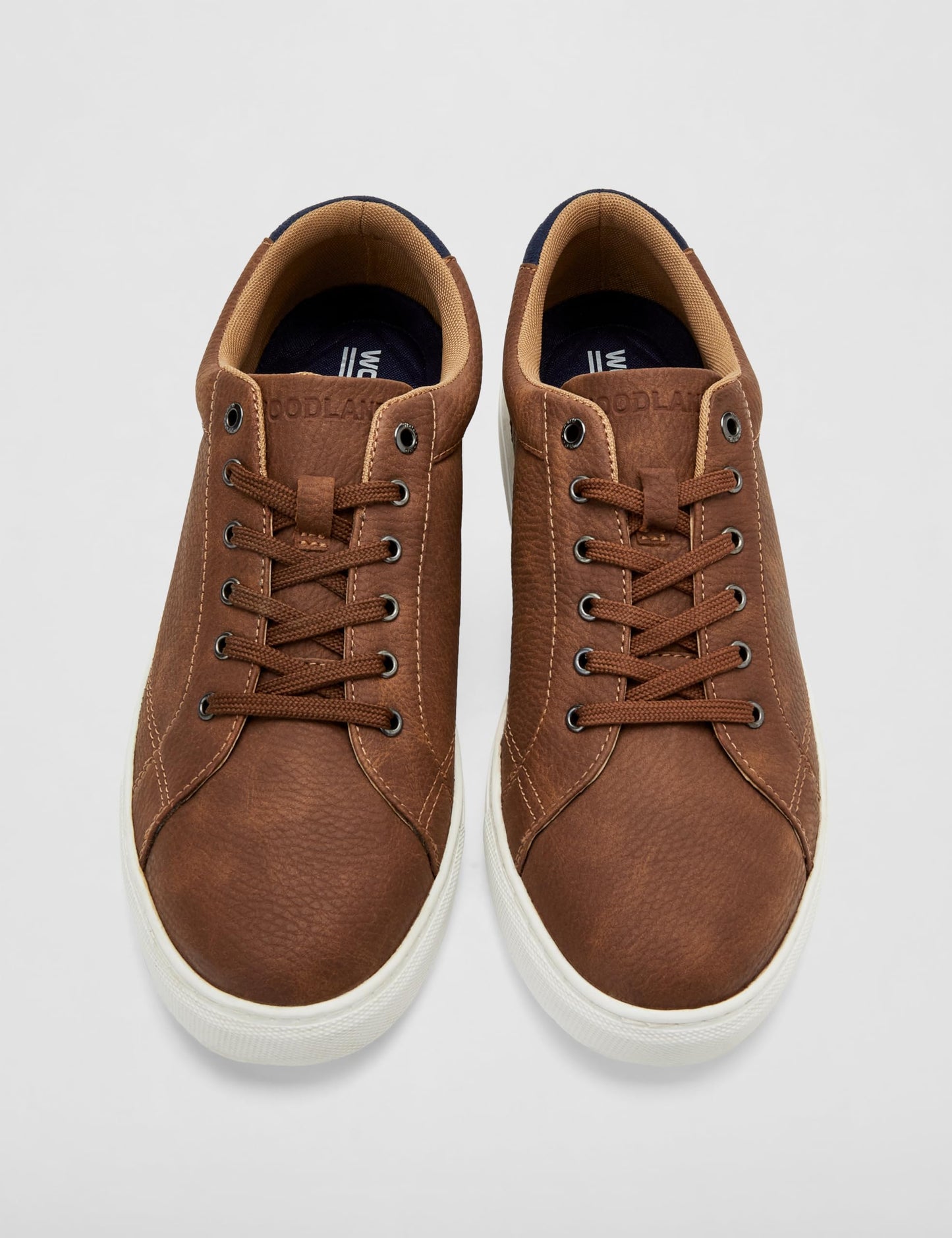 Woodland Men's Tan PU Casual Shoes-8 UK (42 EU) (SNK 4475022)