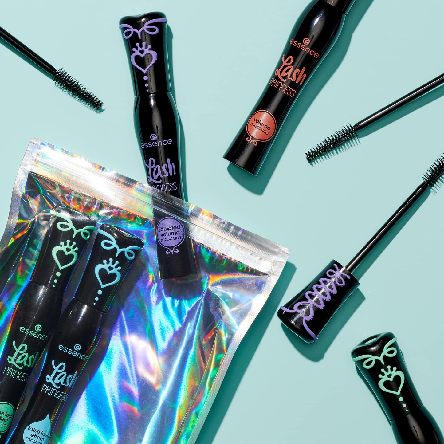 essence | Lash Princess False Lash Effect Mascara | Gluten & Cruelty Free | Black (MIXED Holiday 4-Pack) | Perfect Stocking Stuffer Gift