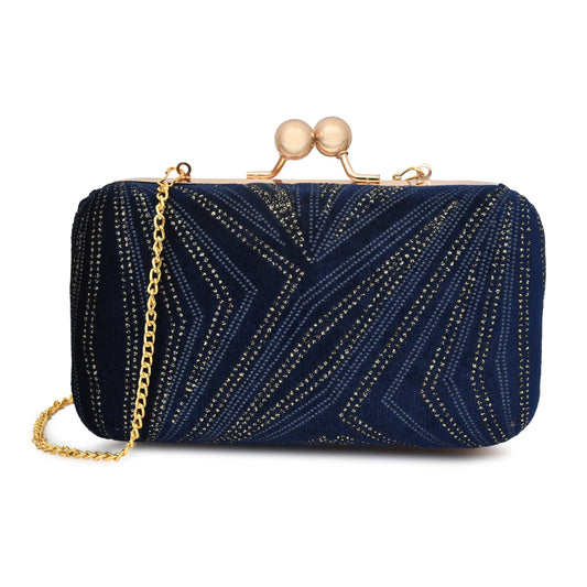 For The Beautiful You Brick Women's Clutch (Blue Multi)