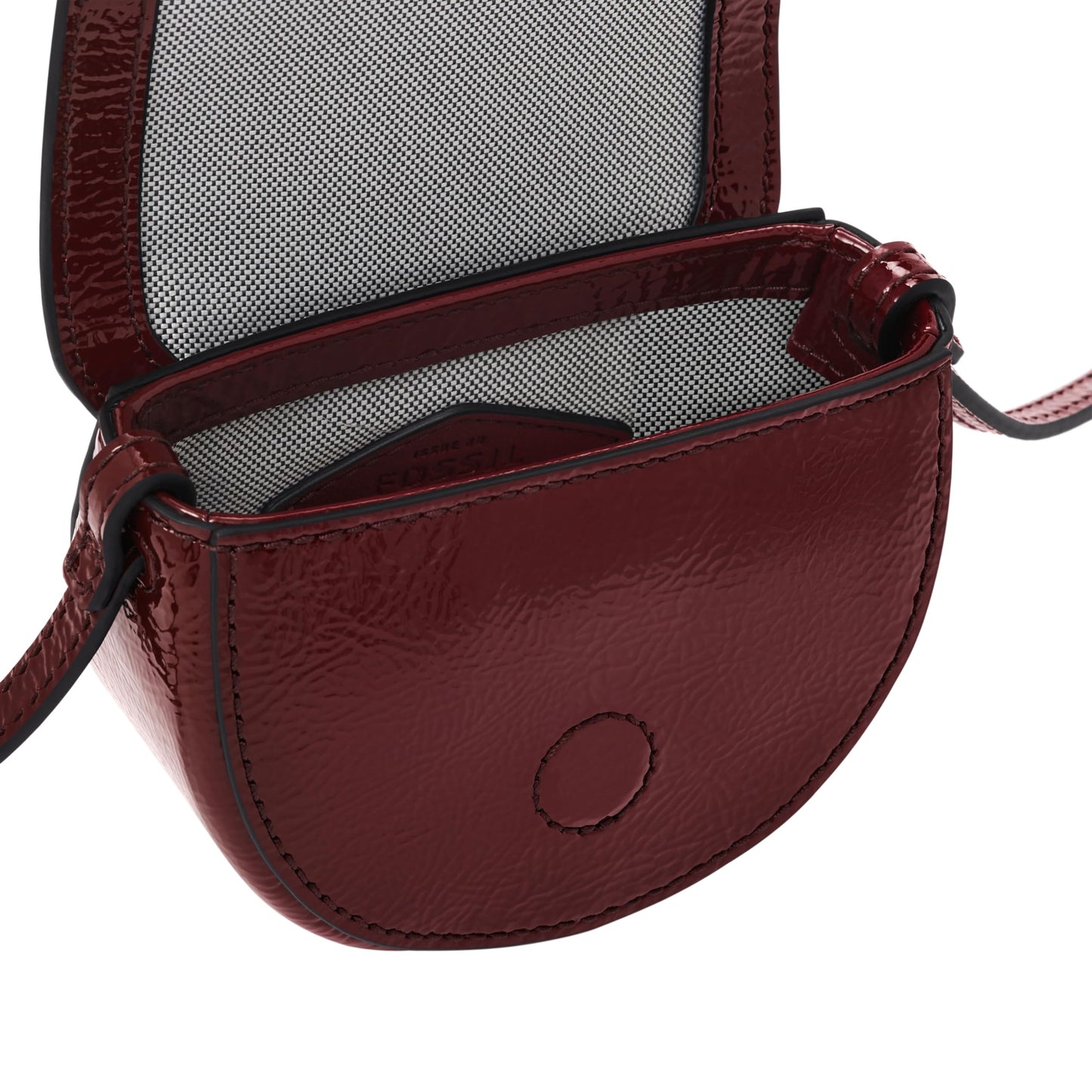 Fossil Harwell Maroon Crossbody Bag ZB1952631