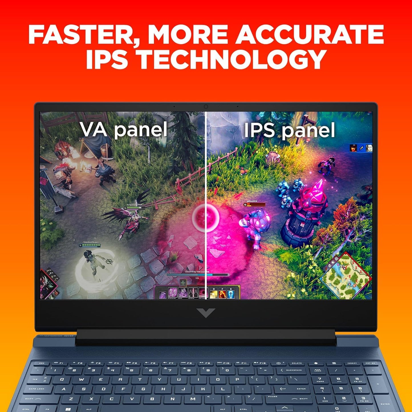 HP Victus Gaming Laptop, 12th Gen Intel Core i5-12450H,4GB RTX 2050 GPU,15.6-inch(39.6 cm),FHD,IPS,144Hz,8GB DDR4,512GB SSD,Backlit KB,W11+MSO,B&O,9ms response time(P.Blue, 2.29 kg),15-fa1098TX