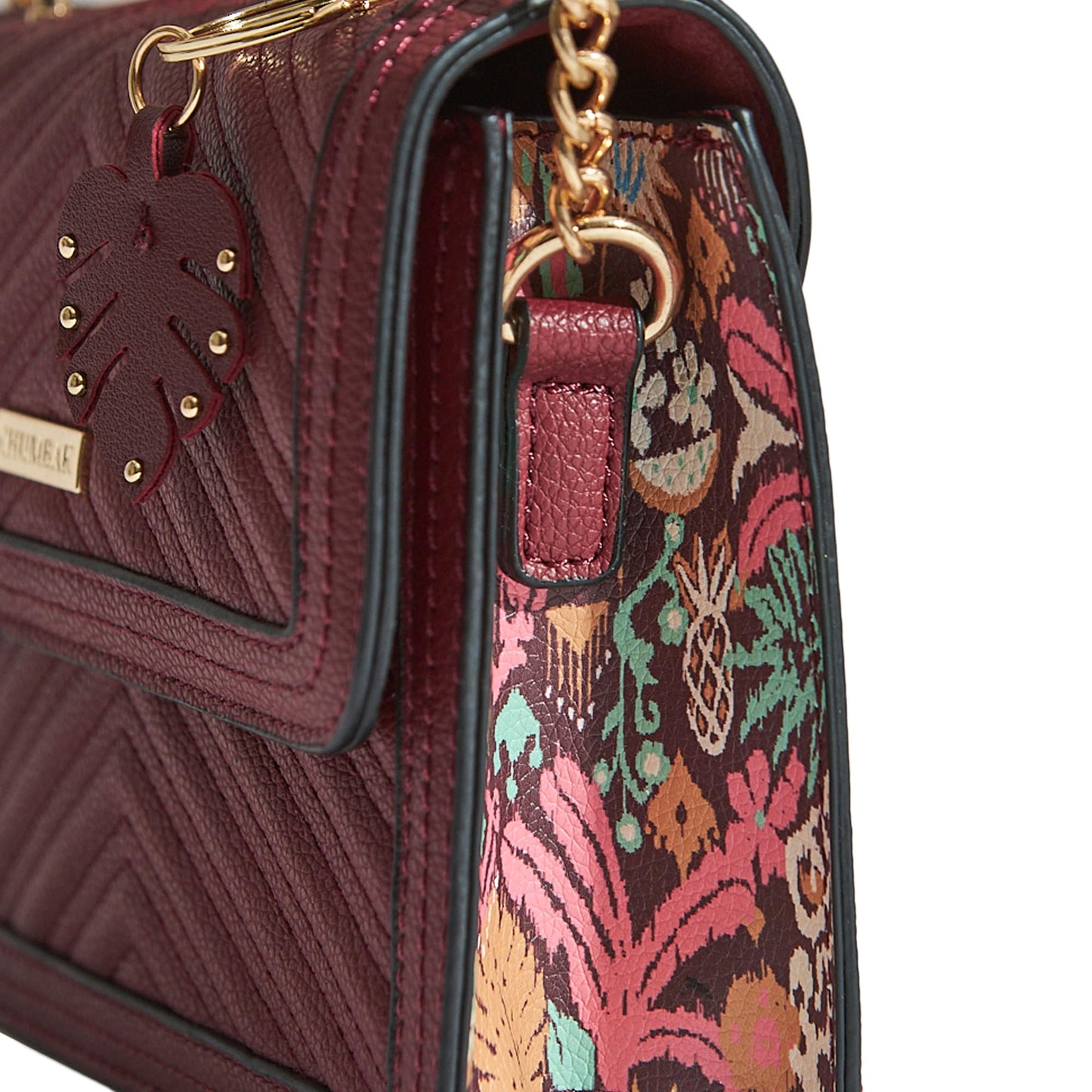 Chumbak Crossbody Sling Bag for Women | Stylish Printed Canvas Box Sling bag | Multipurpose Daily use Bag for Office/College/Travel