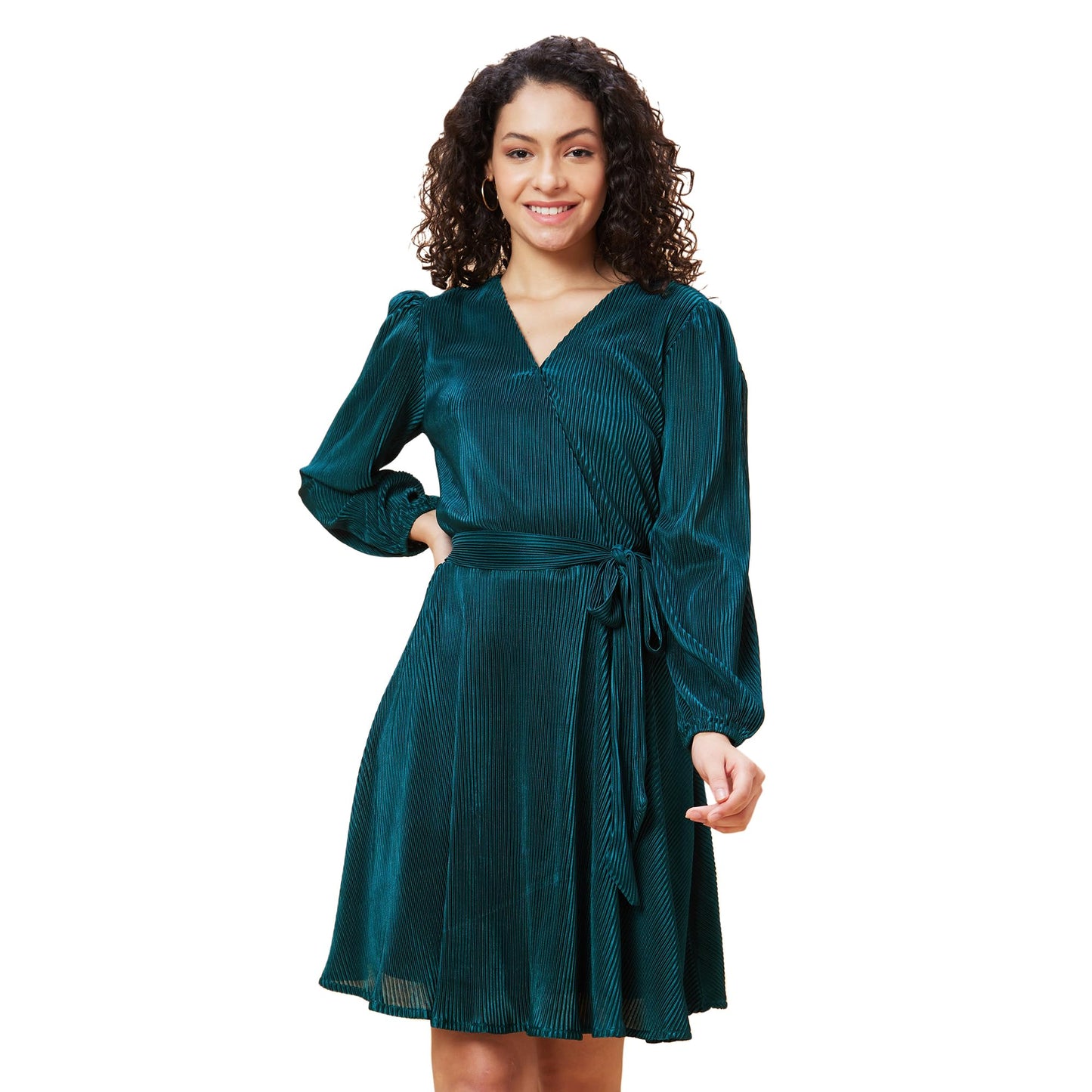 Globus Women Dress (GS512930_Green_2XL)