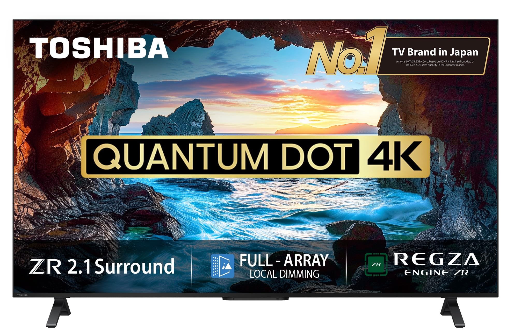 TOSHIBA 164 cm (65 inches) M550NP Series 4K Ultra HD Smart QLED