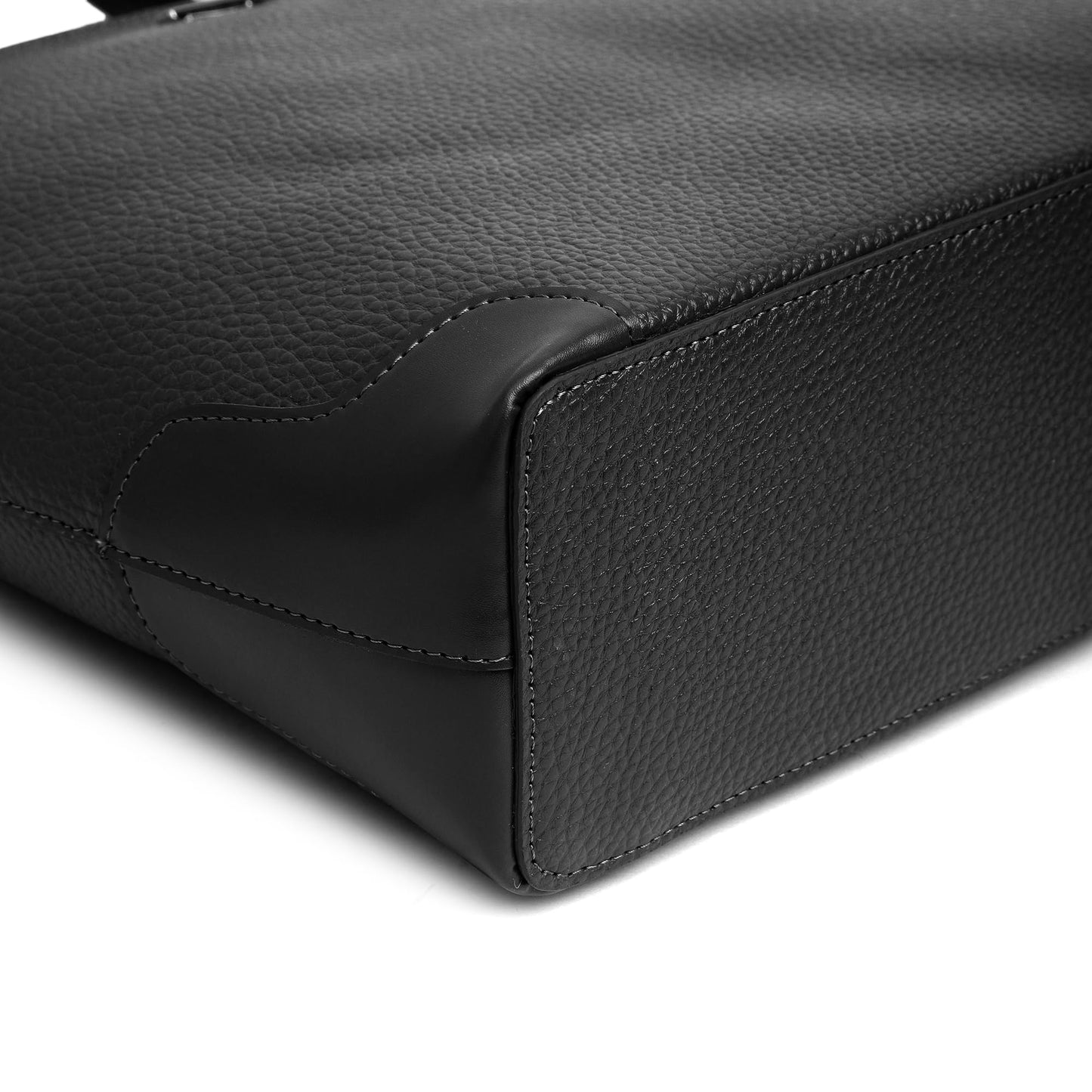 Fastrack Stylish Textured Tote Bag for Women | Trendy Casual Bag for Ladies, Women, Girls | Everyday College Bag Made of Faux Leather (Black)