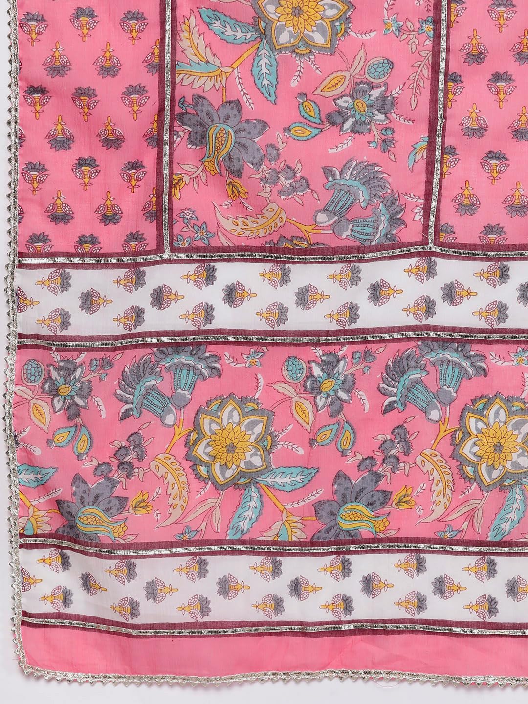 Libas Women's Cotton Kurta Sets (33124O_Pink_L)