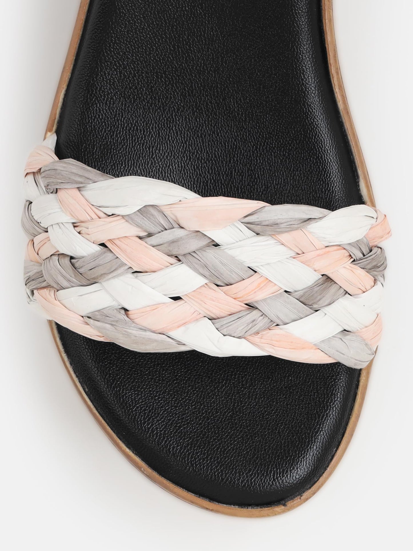 KENNETH COLE Women's Wedge Sandal | Synthetic Upper | Woven Vamp Strap, Cork Wedge, Slingback | Black, EU36