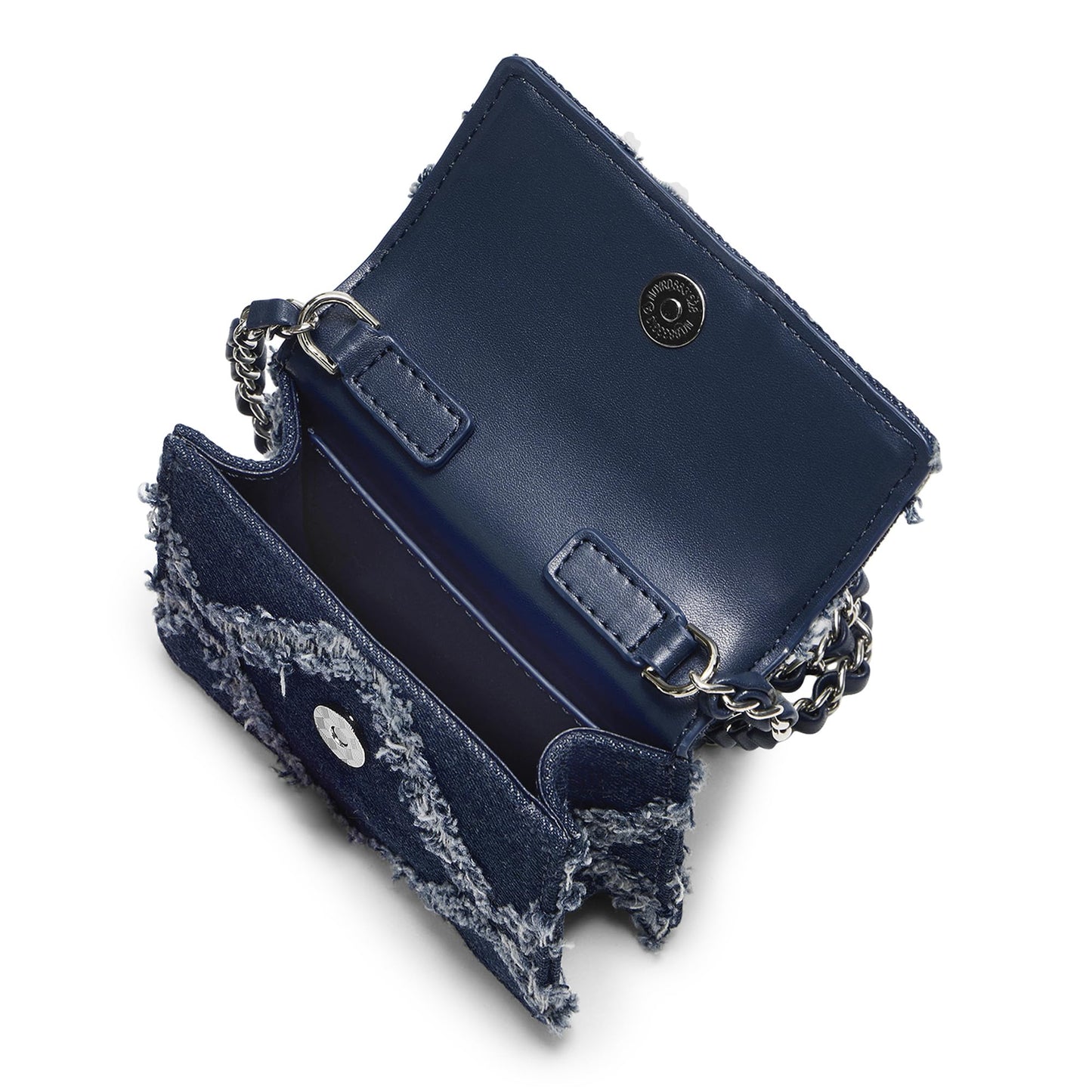 Miraggio Camilla Denim Mini Crossbody/Sling Bag for Women (Dark Denim)