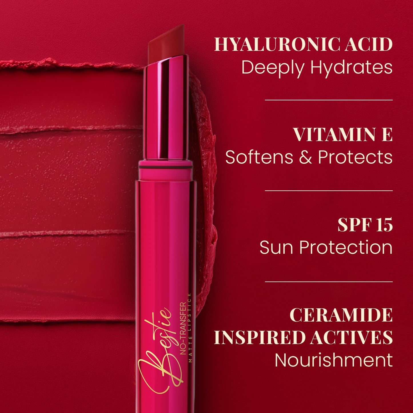 Parul Garg Beauty Bestie – No-Transfer Lipsticks | Bold Matte & Long-Lasting | Hydrating with Hyaluronic Acid, Vitamin E & SPF 15 | Vegan, Cruelty-Free (Ultimate Collection, Pack of 12)