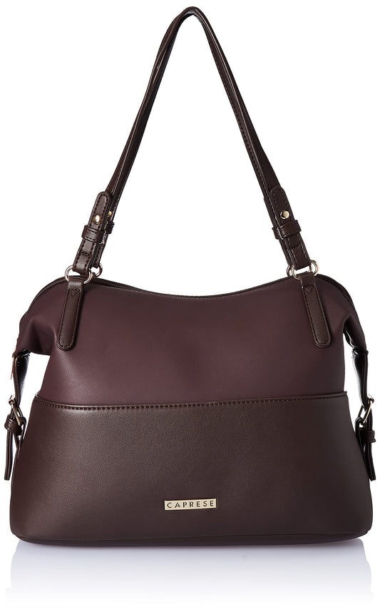 Caprese womens OONA S Large BROWN Satchel