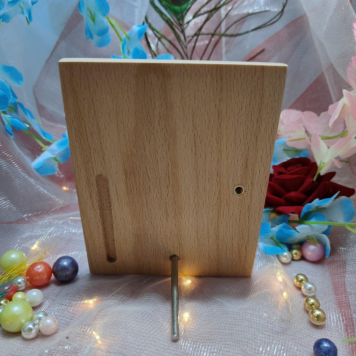 Giftairs Customized Engraved Wooden Best Friend Photo Frame, Personalize Engraved Wooden Plaque for Best Friend/Sister/Besties Forever (4X5 Inch)