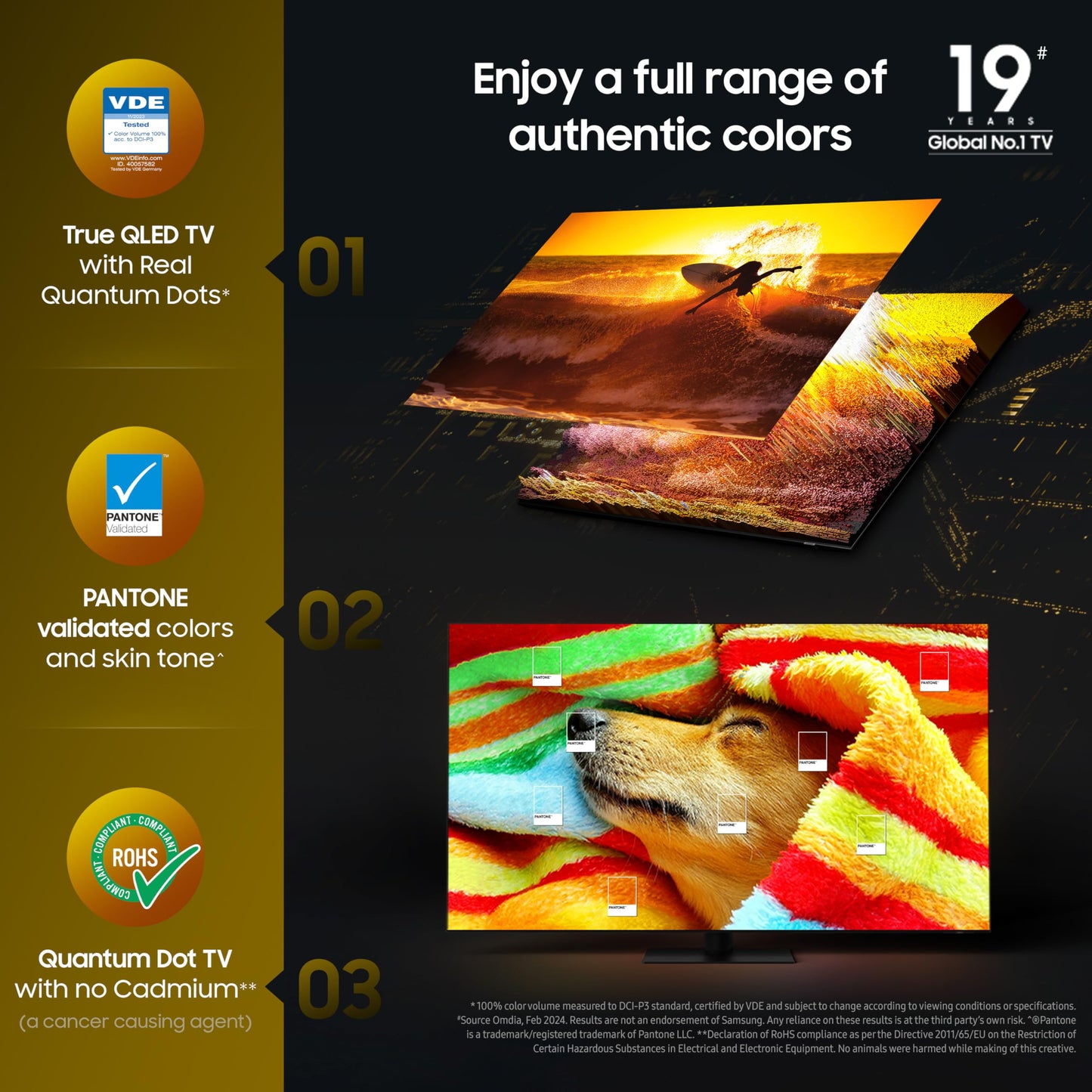 Samsung 138 cm (55 inches) Vision AI 4K Ultra HD Smart QLED TV QA55QEF1AULXL