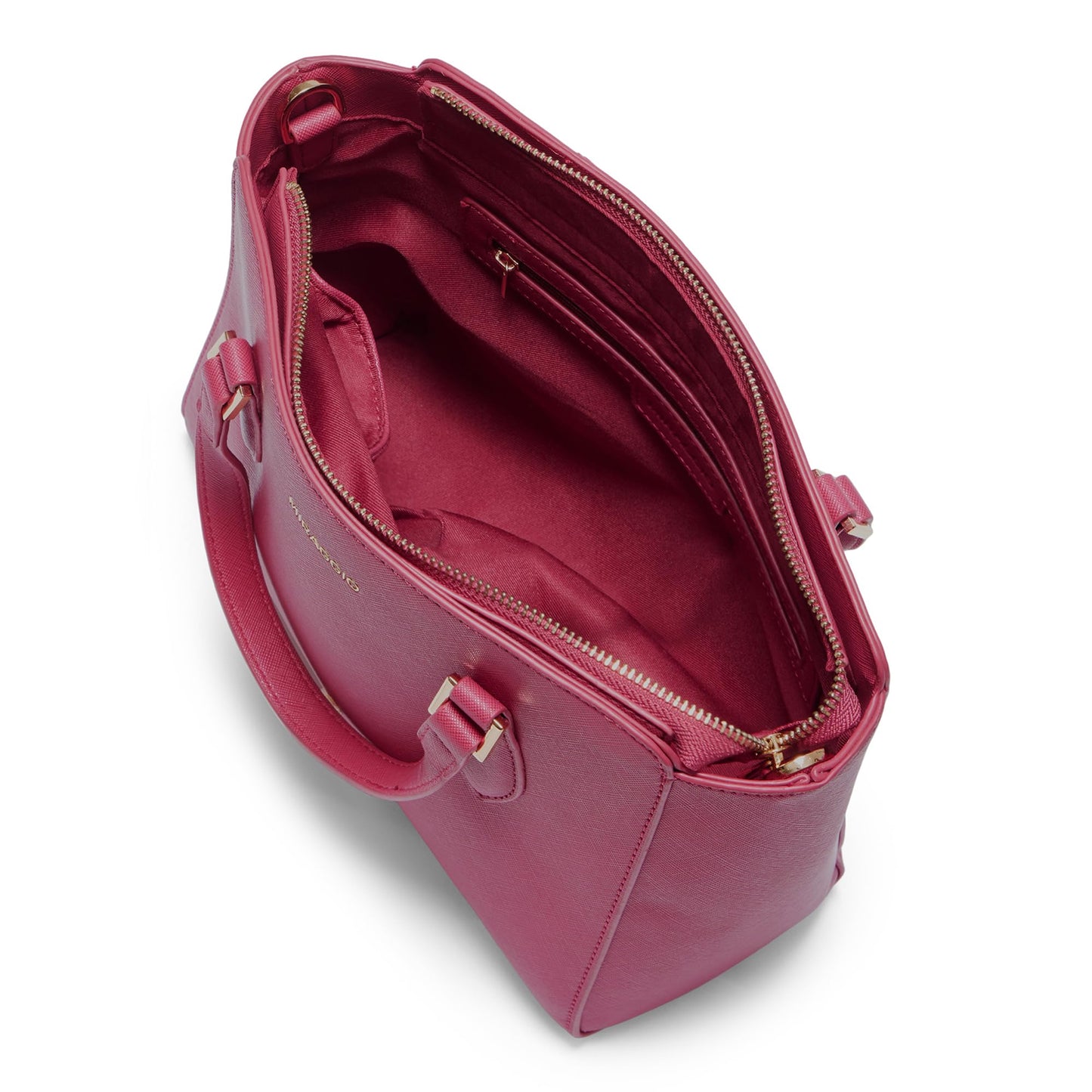 Miraggio Cara Solid Pink Handbag for Women with Detachable & Adjustable Sling/Crossbody Strap