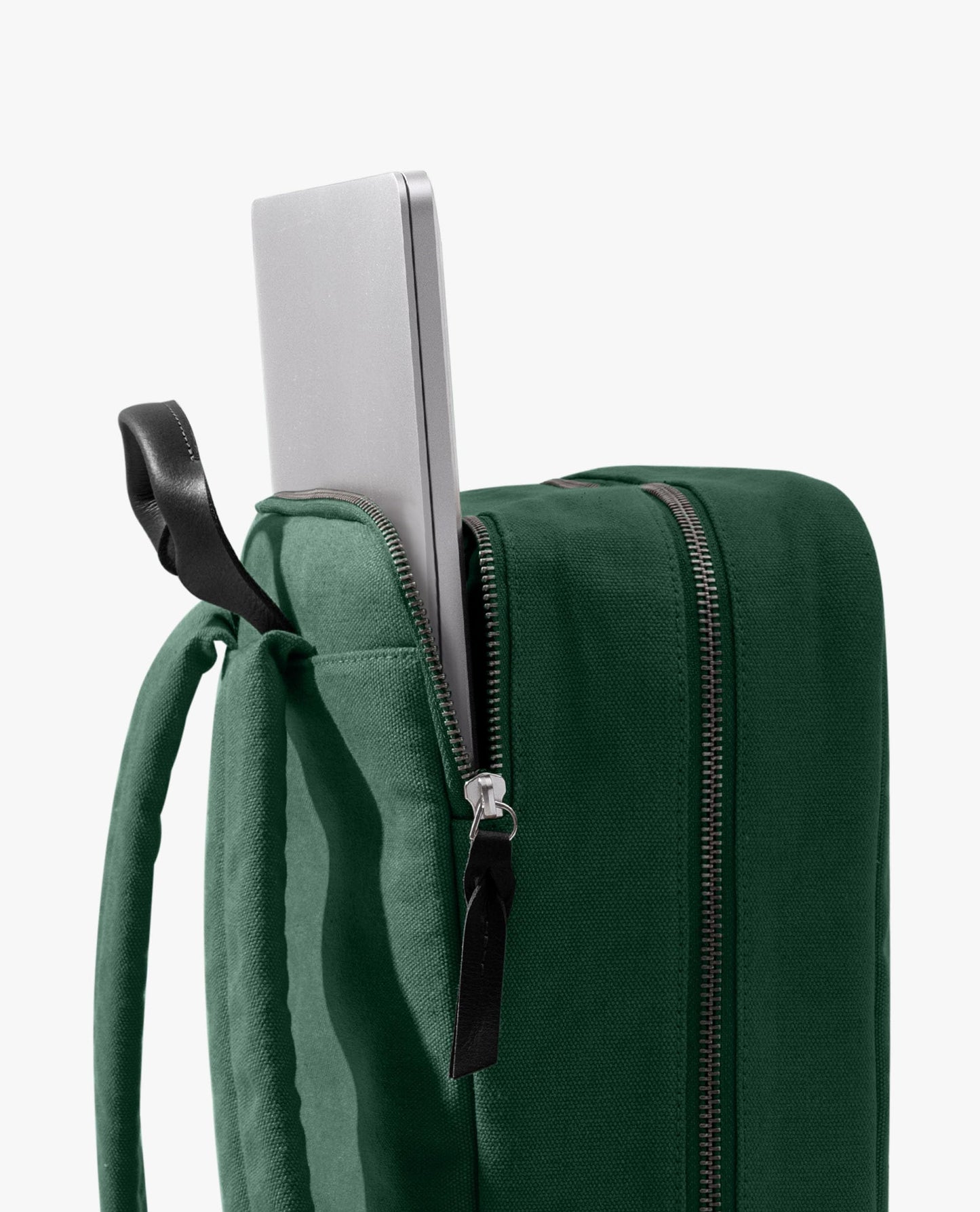 DailyObjects 9 to 9 Everyday Casual Laptop Backpack Compatible with upto 15" Laptop | Unisex Shoulder Travel Bag | Durable Canvas Material | Zippered Compartment with Slip Pockets | Trolley Sleeve