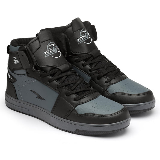 ASIAN Carnival-13 High Top Casual Chunky Fashion Sneakers,Dancing Shoes Basketball Shoes with Rubber Outsole for Boys,UK 9