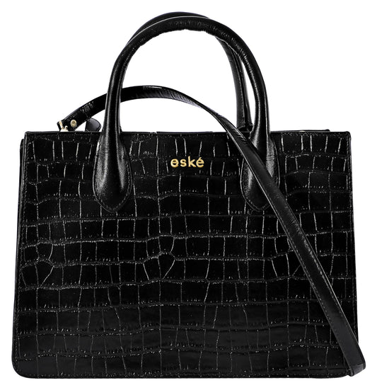 eske Women's Western (Black Hand-Stitched)