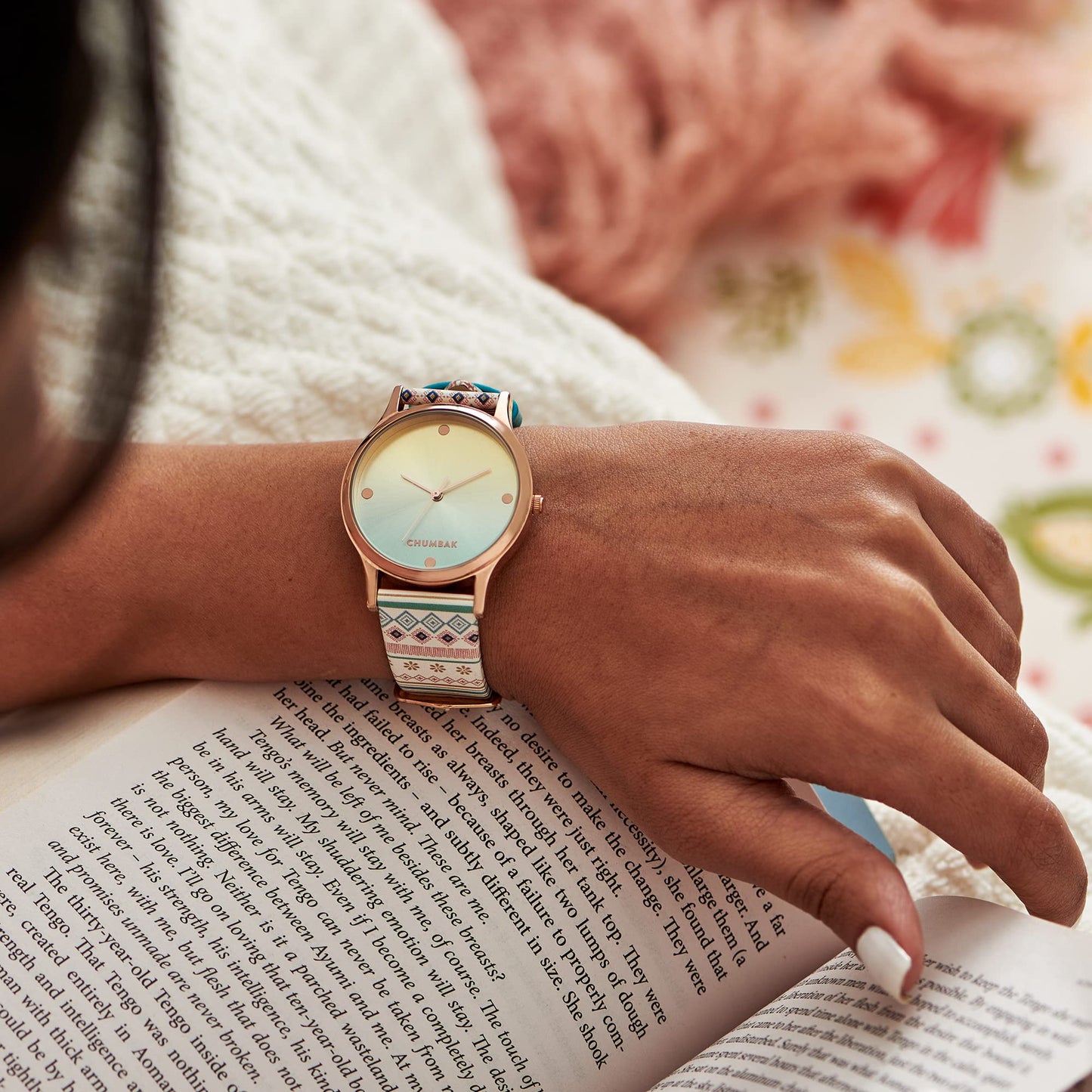 TEAL BY CHUMBAK Round Dial Analog Hand Watch for Women, Gifts for Women/Girls/Ladies, Stylish Fashion Watch for Casual/Work