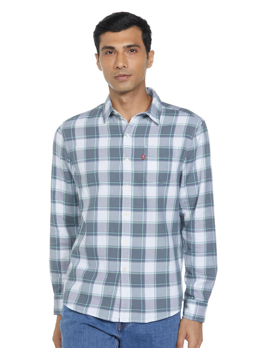Levi's Men's Solid Slim Fit Shirt Multicolour