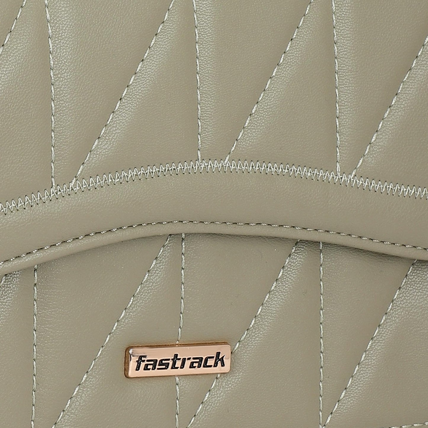 Fastrack Structured Quilted Sling Bag For Women, Ladies and Girls | Made Up of Premium Semi PU Leather Material