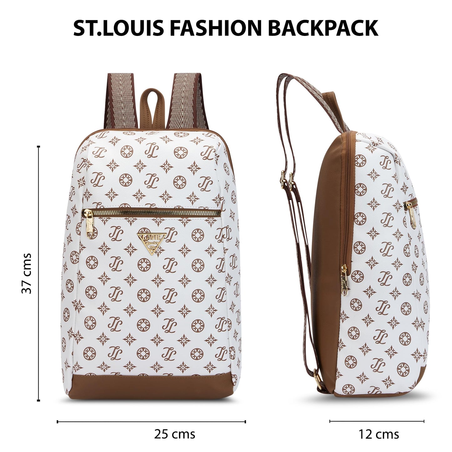 Lavie Signature Women's St.Louis 11L Fashion Backpack for Women | Compact Backpack | Ladies purse | Stylish Shoulder Bag | Gift for Women