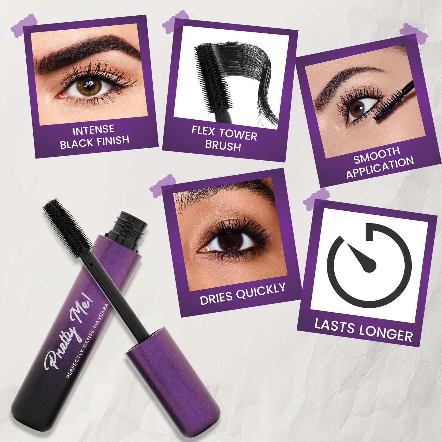 Shryoan Pretty Me! Dramatic Chic Eyeliner & Mascara (Black-1, Mascara)