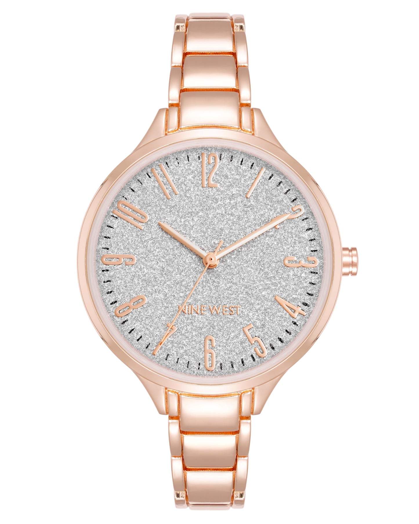 Nine West Women's Bracelet Watch, Rose Gold-Tone, NW/2336RORG