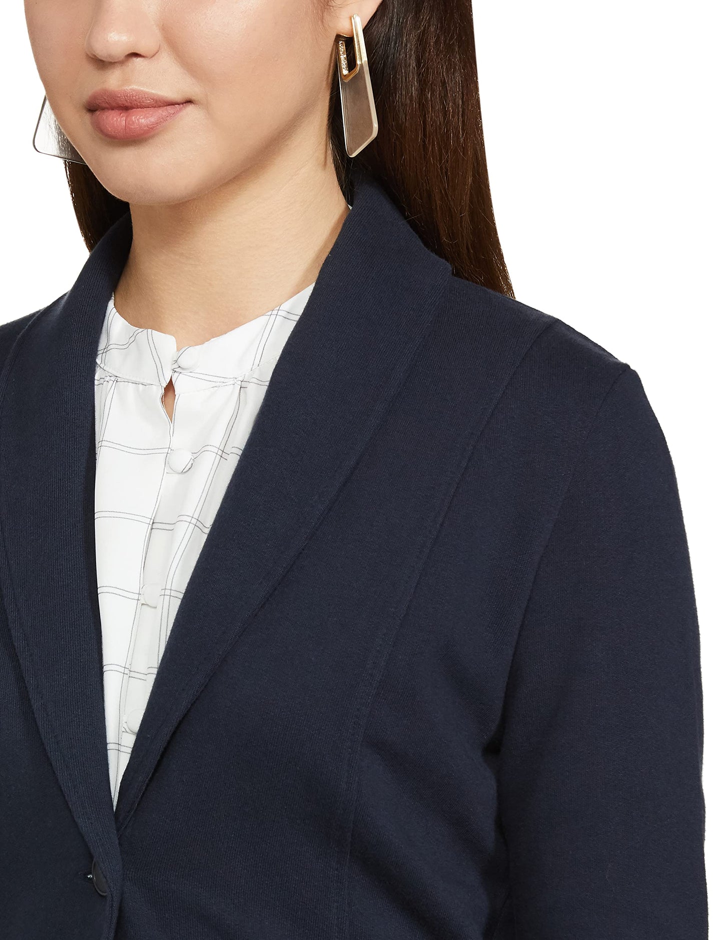 US Polo Association Women's Blazer (UWBZ0049_Navy_Medium