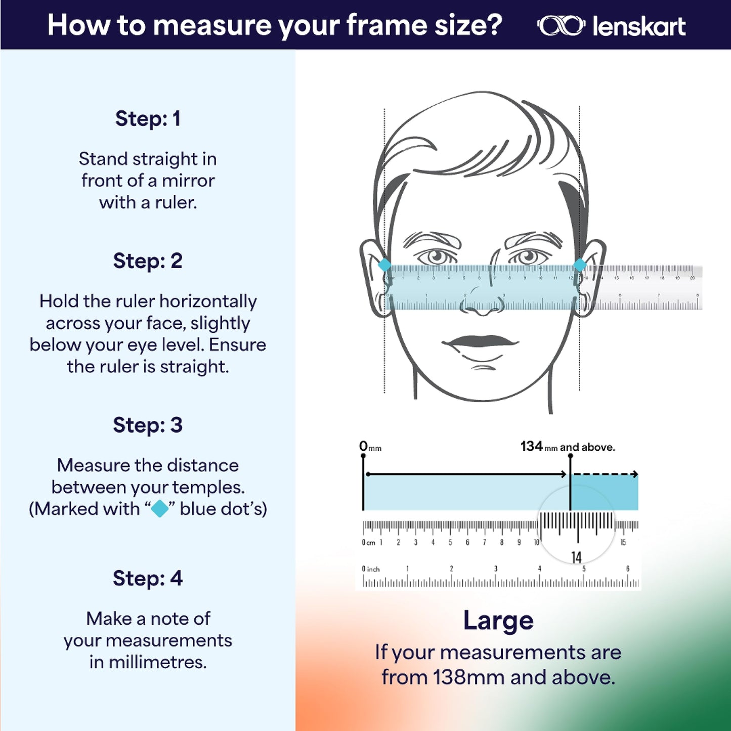 Vincent Chase By Lenskart | Patriot Collection | White Orange Green Full Rim Square | Branded Latest and Stylish Sunglasses | Polarized and 100% UV Protected | Men & Women | Large | VC S5147/P