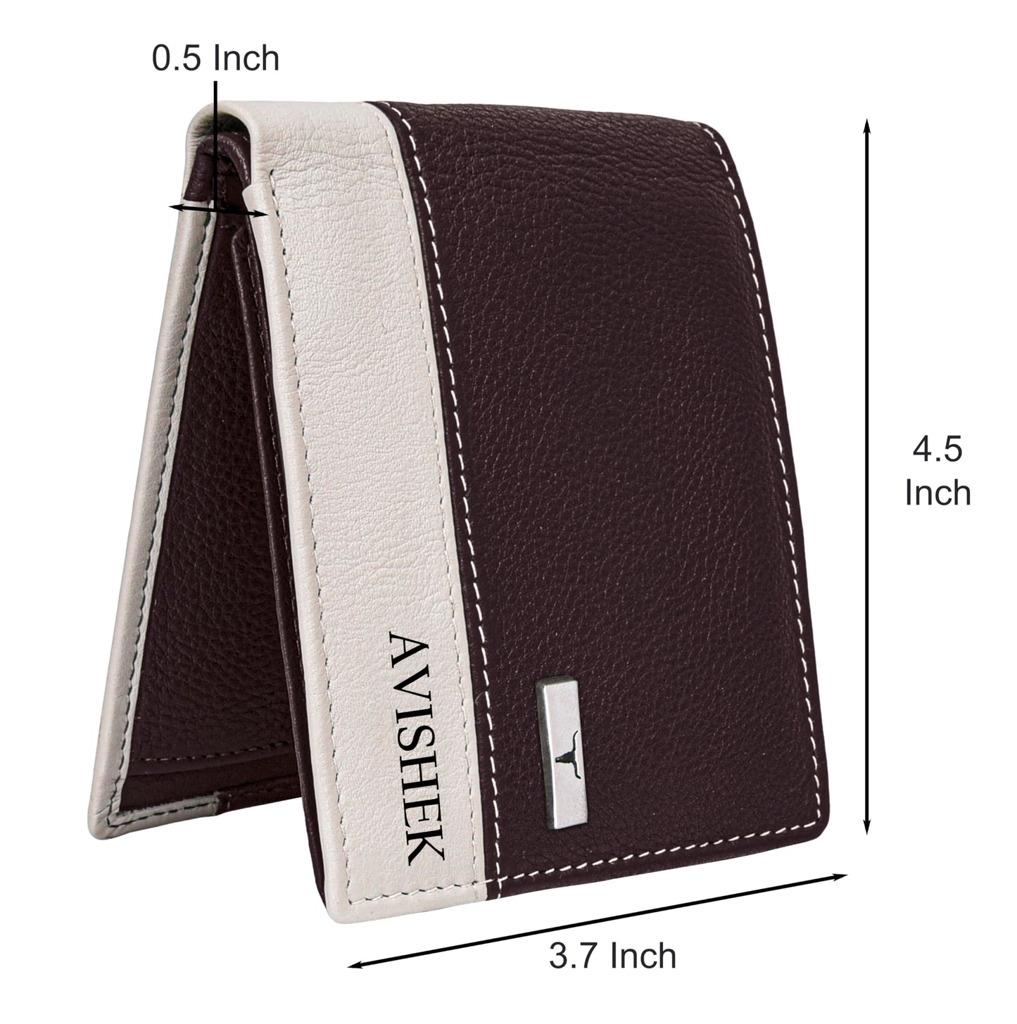 URBAN FOREST Samuel Custom Brown/Sand Leather Wallet for Men