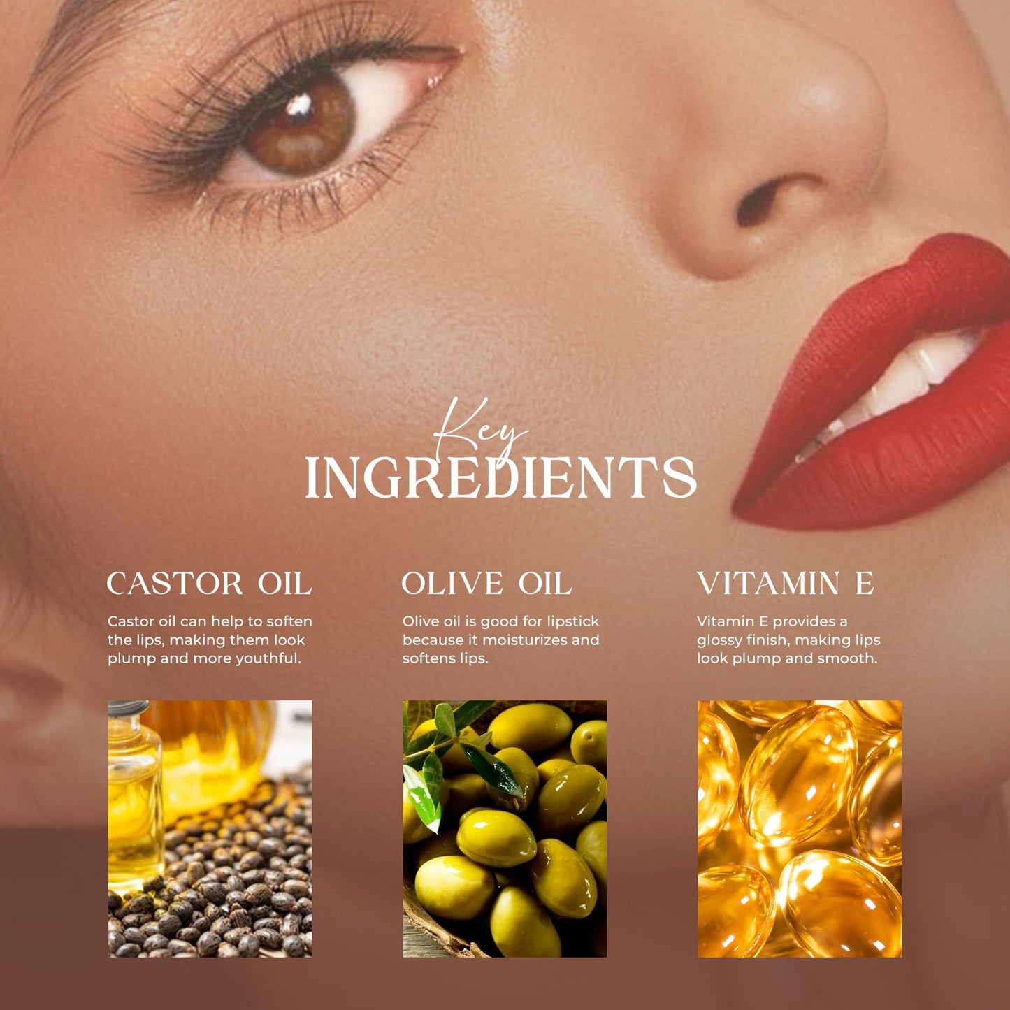 Carlton London Creamy Matte Lipstick Combo Set - Women Long Lasting Waterproof Lipstick Gift Set, With Vitamin E and Castor Oil, Cosmetics for Girls, Women, Birthday Gift Set