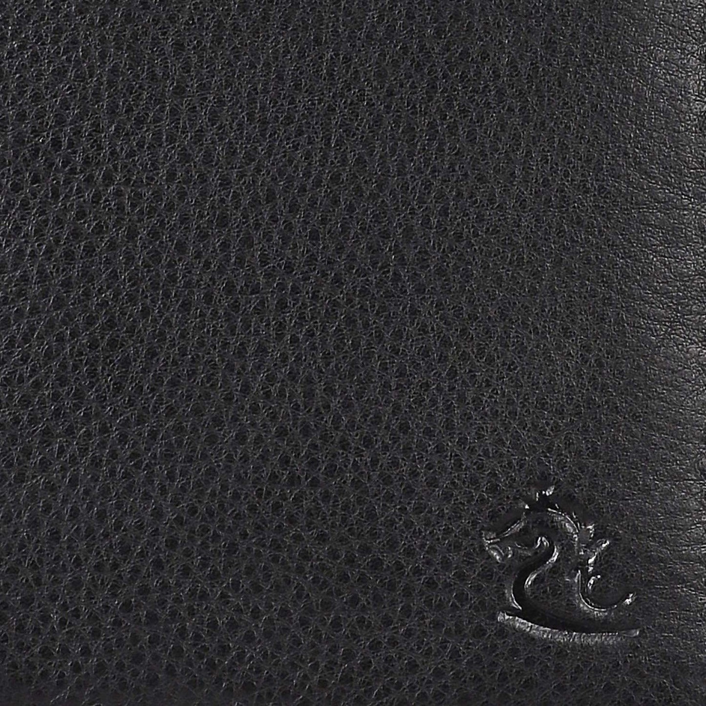 KARA Black Genuine Leather Wallet for Men - Vertical Bi Fold Men's Wallet with 8 Visiting Card Holder