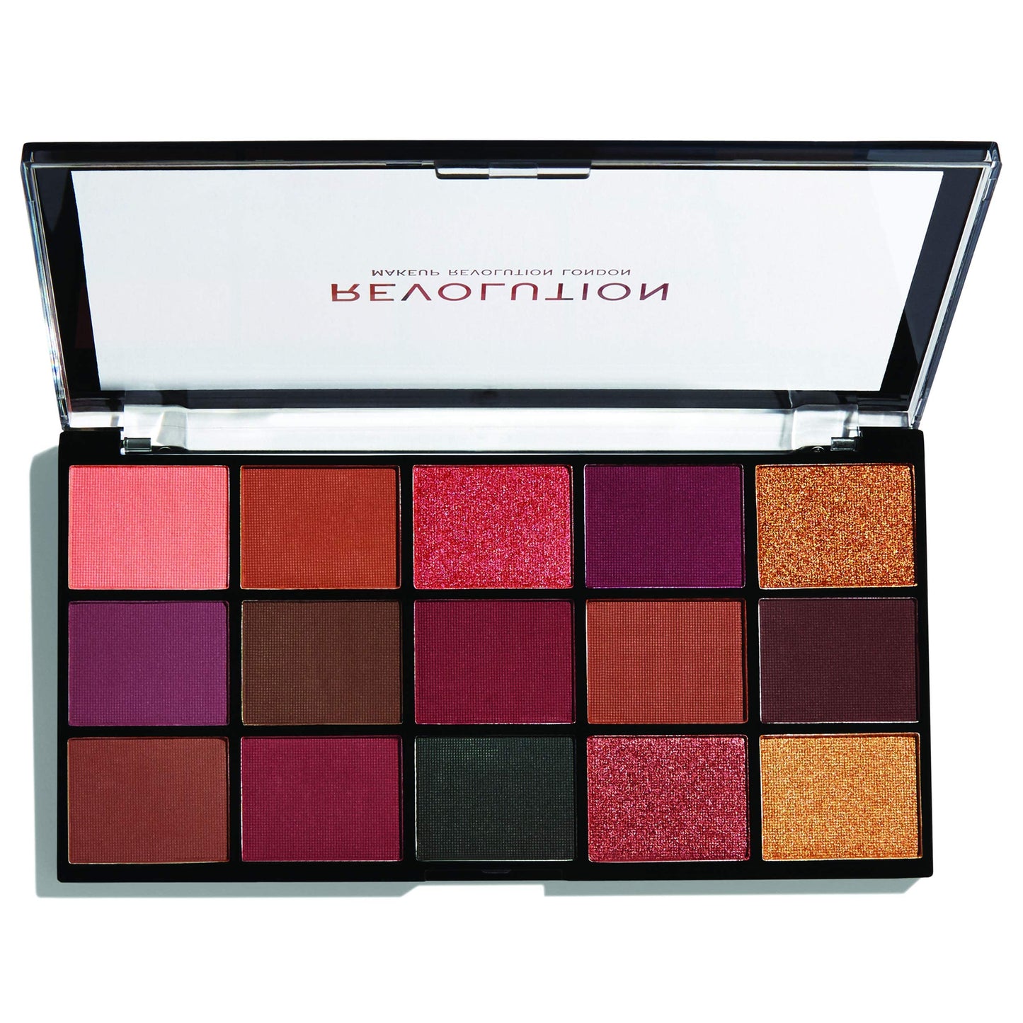 Makeup Revolution Re-Loaded Eyeshadow Palette Newtrals 3, Makeup Eyeshadow Palette, Includes 15 Shades, Lasts All Day Long, Vegan & Cruelty Free, 16.5g
