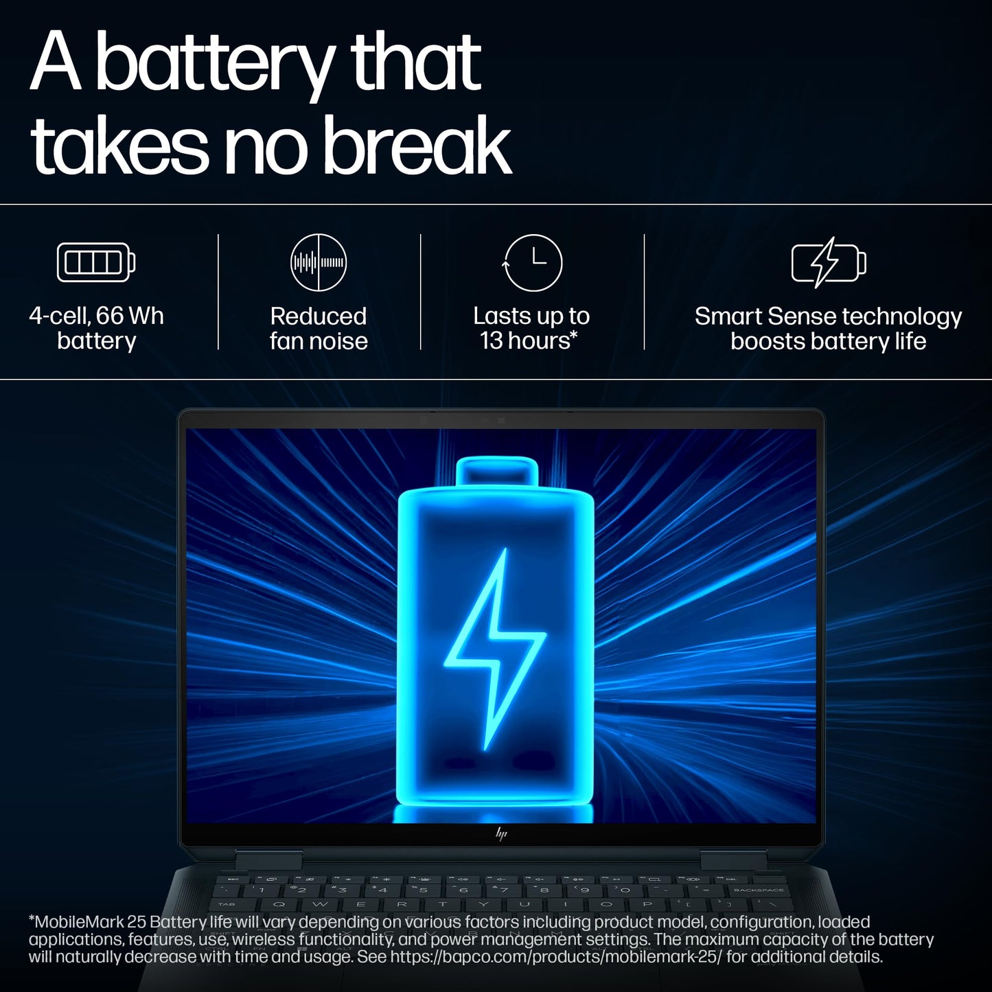 HP Spectre x360, Intel Evo Core Ultra 7 155H, Built-in AI, 14-inch (35.6 cm), 2.8K OLED, 32GB LPDDR5x, 1TB SSD, 120 Hz IMAX, 9MP IR Camera w/Camera Shutter (Win 11, MSO, Blue, 1.34 kg), eu0556TU